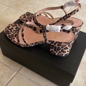 NWT J. Crew Leopard Heels